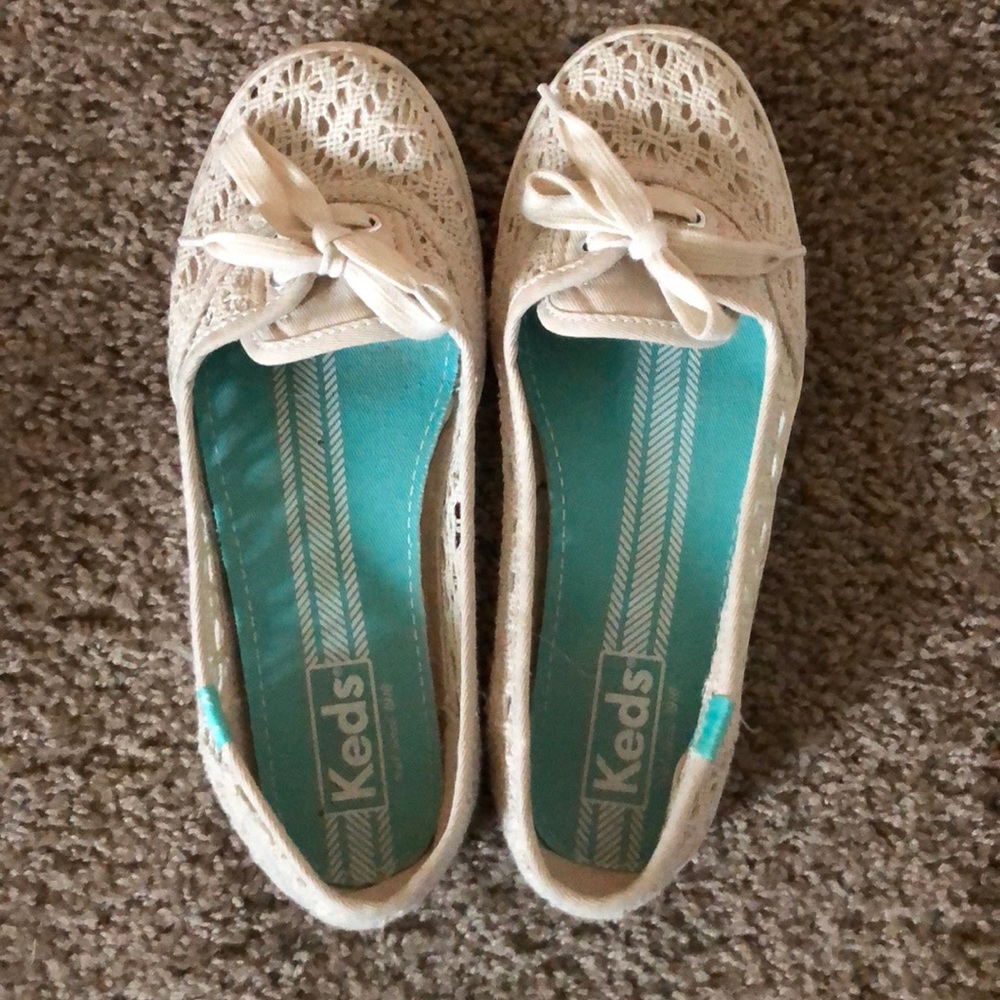 Keds laced flats
